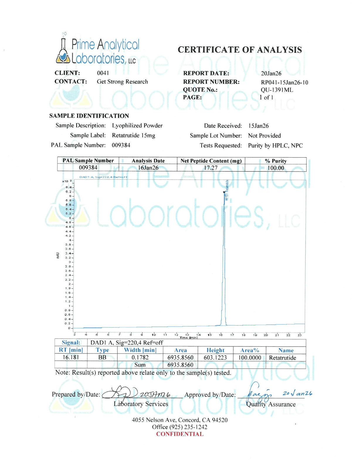RETA 15 - Retatrutide 15mg - Image 2